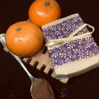 Orange & Cinnamon Goats Milk Soap